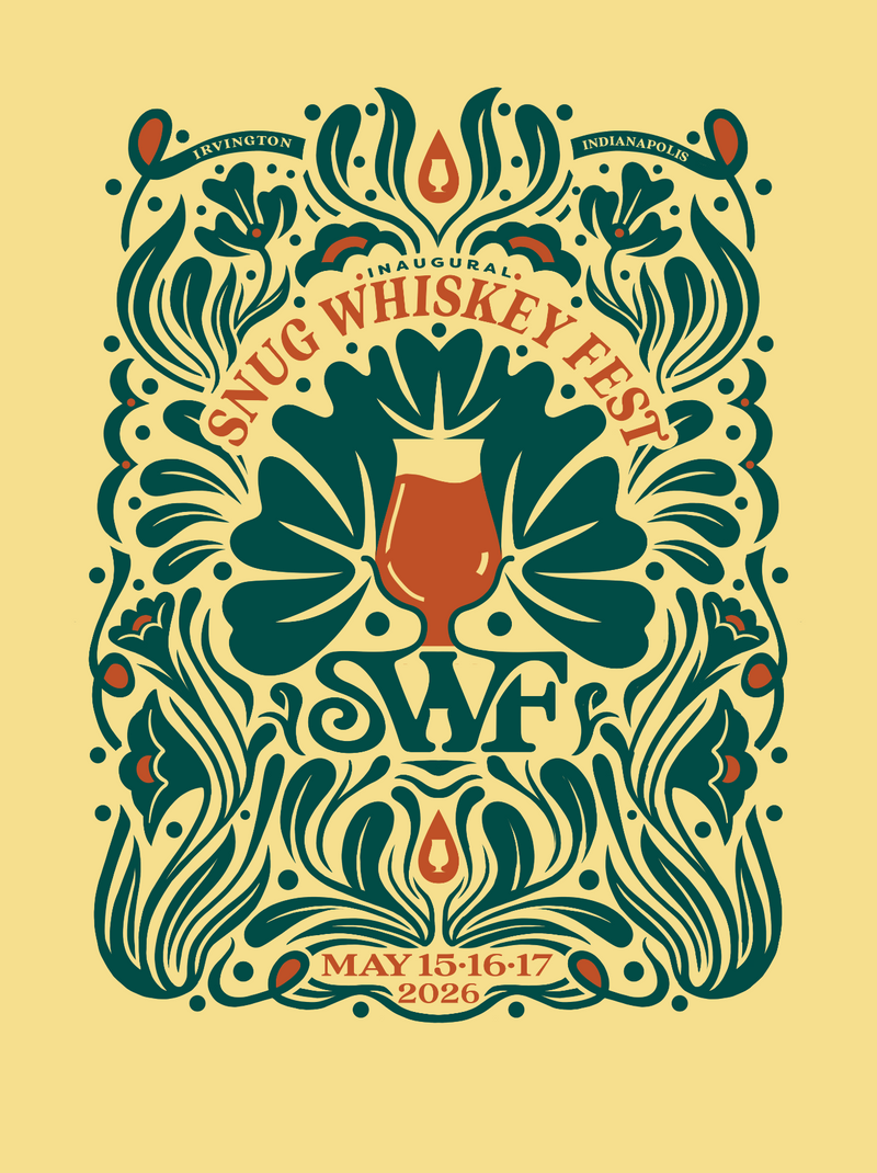Inaugural Snug Whiskey Fest Art Print by Guide & Anchor Creative Studio