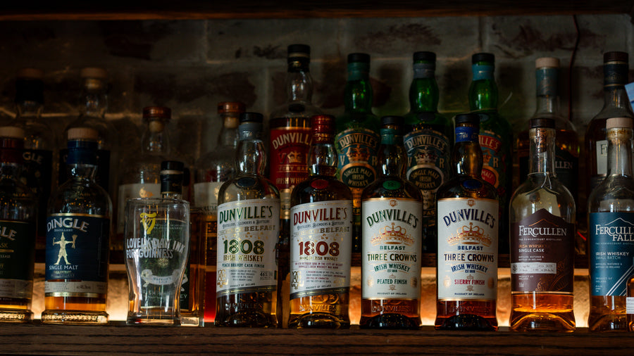 Dunville's collection at the Snug