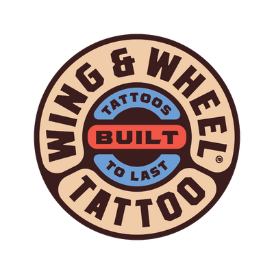 Wing and Wheel Tattoo logo